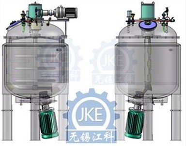 مخلوط مخزن با هم زدن و هموژنایزر